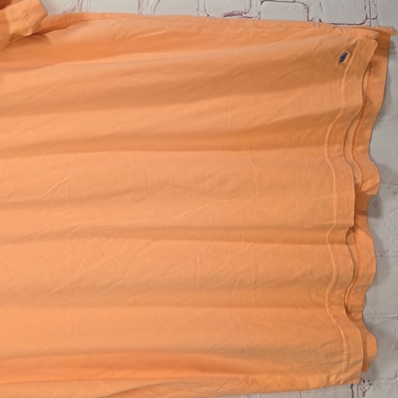 Peter Millar Orange Pocket Polo Shirt Classic Design Seaside Wash Mens Size M - Picture 5 of 11